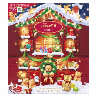 Lindt Holiday Chocolate Teddy Bear Advent Calendar