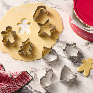 Hearth & Hand with Magnolia Cookie Cutter Kit Merry Christmas Tin