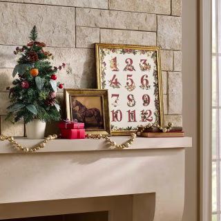 Threshold designed with Studio McGee Sugared Fruit Christmas Tree (20 Inch)