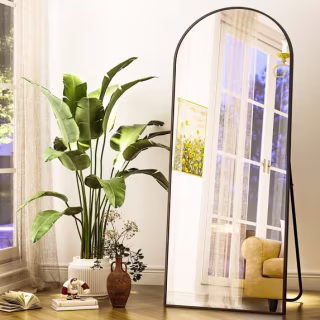 Arched Full Length Floor Mirror