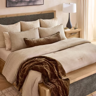 Ashley Luxe Quilted Plush Throw