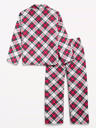 Old Navy Printed Flannel Pajama Set