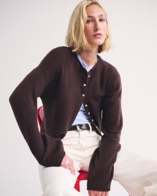Abercrombie Merino Wool-Blend Cardigan