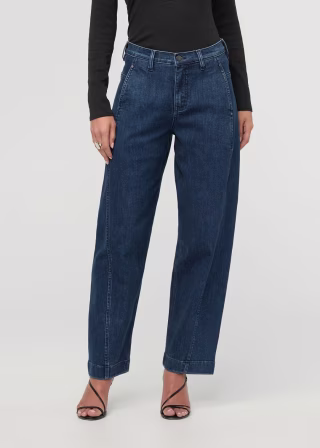 Duer Performance Denim+ High Rise Barrel Jeans