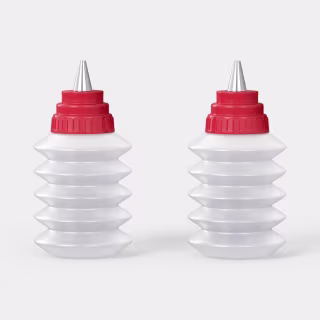 Wondershop Christmas Cake Decorating Bottles Red (2 Pack)