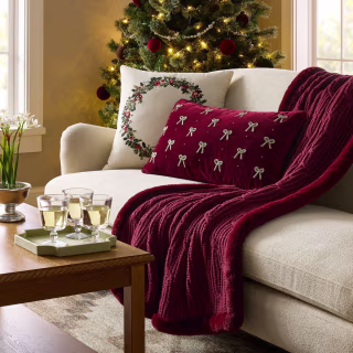 Threshold designed with Studio McGee Wreath Pillow