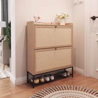 Bay Isle Home Clie 16 Pair Shoe Storage Cabinet