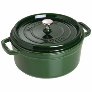 Staub Cast Iron Round Dutch Oven Hand Crafted In France