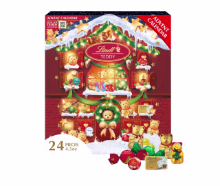 Lindt Holiday Chocolate Teddy Bear Advent Calendar