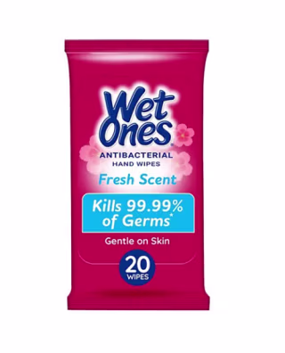 Wet Ones Travel Pack Antibacterial Wipes