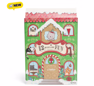 Petco Holiday 12 Days of Fun Cat Toy Advent Calendar