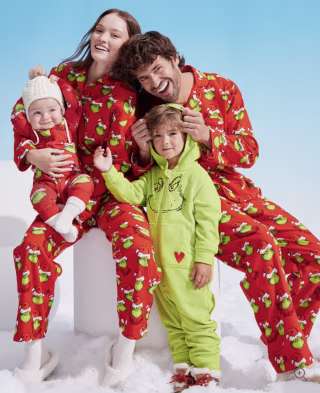 Hanna Andersson Dr. Seuss Grinch Red Matching Family Pajamas