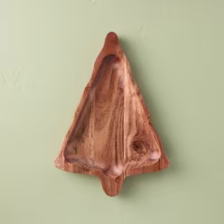 Hearth & Hand with Magnolia Christmas Tree Wood Serve Plate