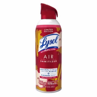 Lysol Apple Cinnamon Air Sanitizer Aerosal