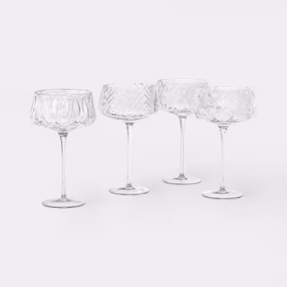 Threshold Cassin Mixed Coupe Glass (Set of 4)