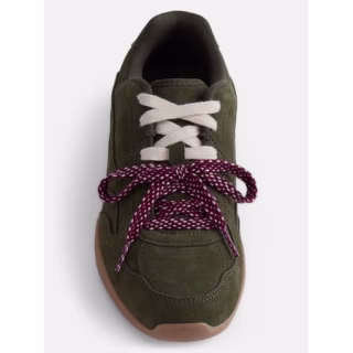 No Boundaries Faux Suede Double Lace Sneakers