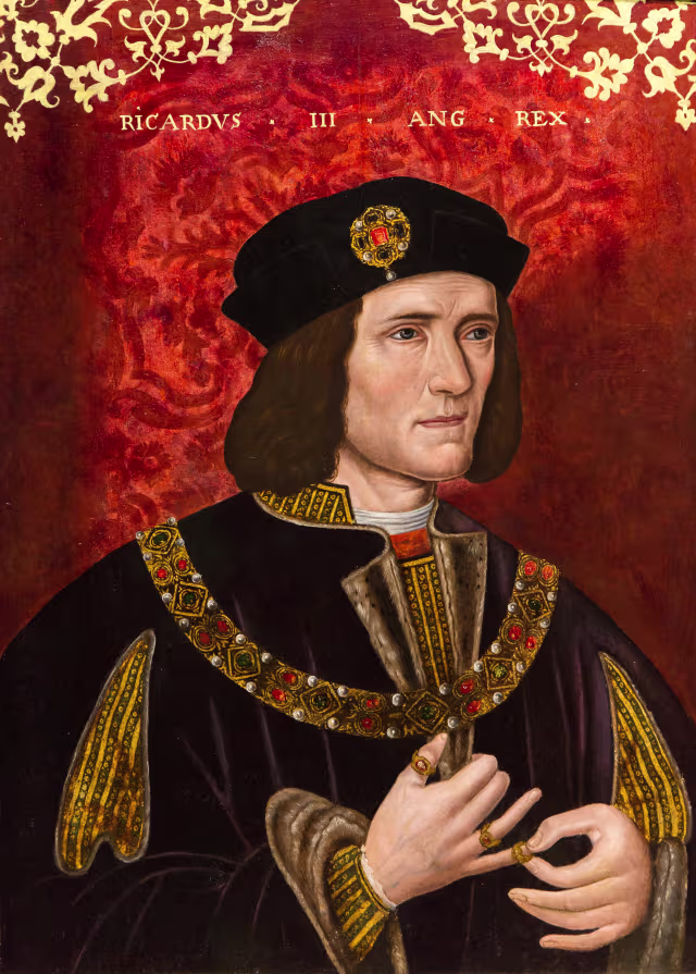 A portrait of King Richard III of England, dated around 1500 A.D.