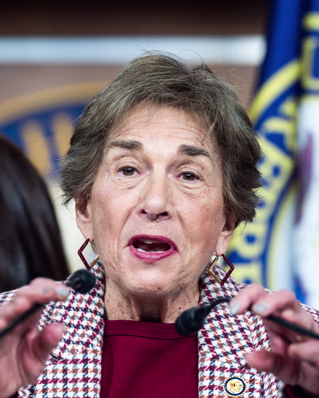 Rep. Jan Schakowsky, D-Ill., at a news conference on Capitol Hill on Jan. 22.