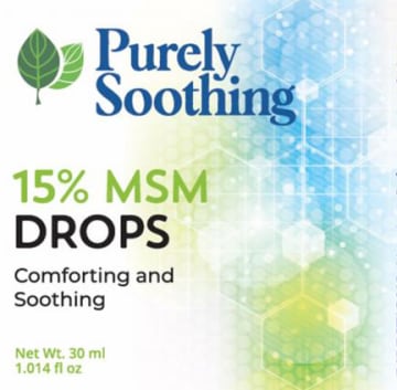 Purely Soothing 15% MSM Drops