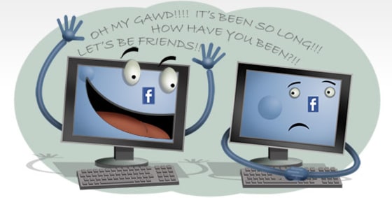 Facebook and other social networking sites can be great for getting back in touch ... unless you'd rather your past stay in the past, that is.