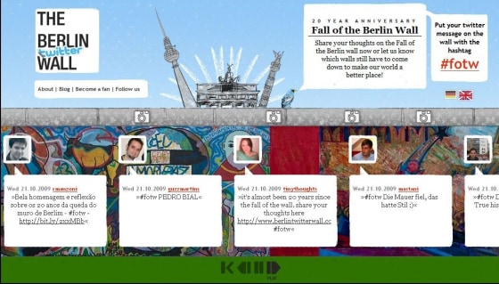 Image: Berlin Twitter Wall on Twitter