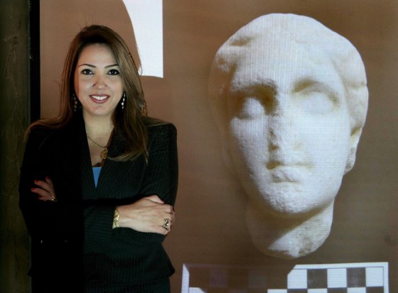 Image: Kathleen Martinez, director of a Dominican-Egyptian archeological mission