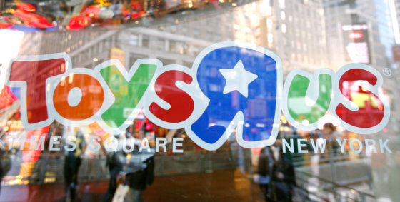 Image: The entrance to the Toys \"R\" Us Times Square store is seen in New York