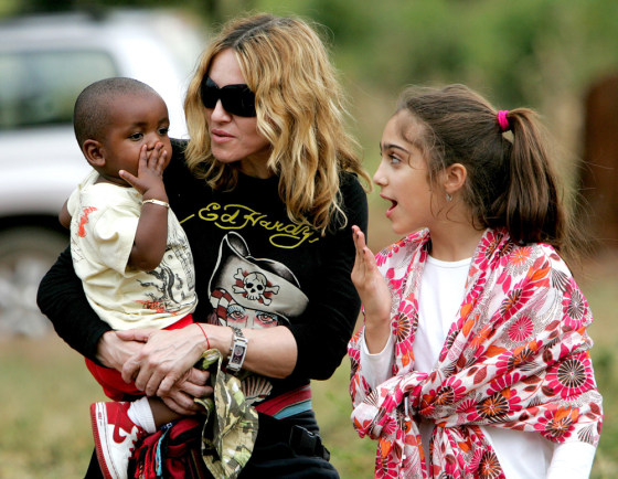 Image: Madonna in Malawi