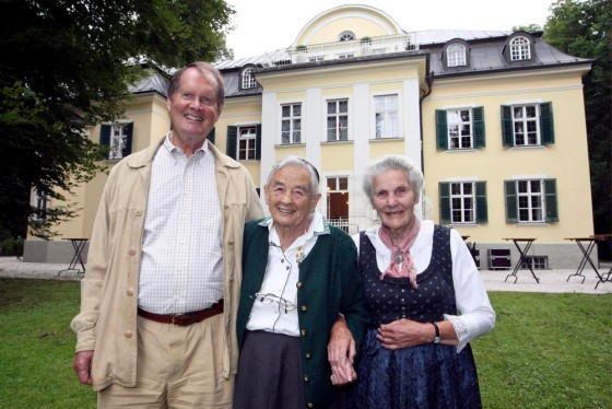 Image: Von Trapps return to family home for first time since fleeing from Nazis