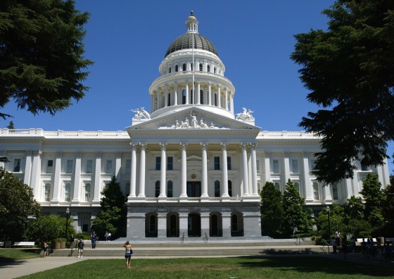 Image: The California state capitol