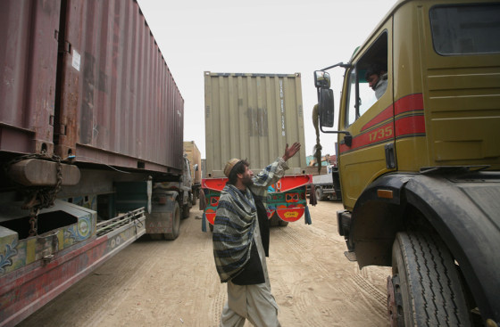 Image: Afghan truck driver Stanekazai