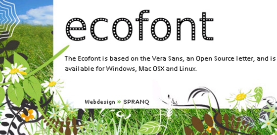 Image: Ecofont
