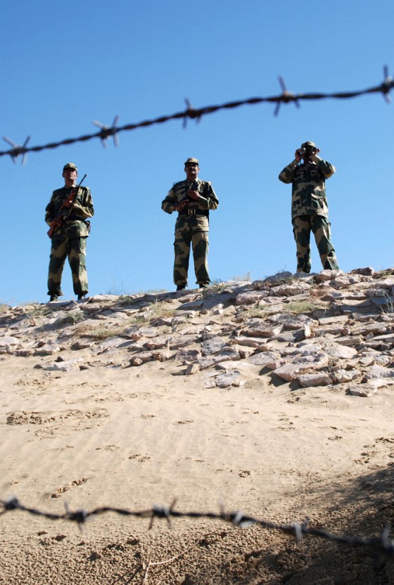 Image: Indian Border Security Force (BSF) soldiers