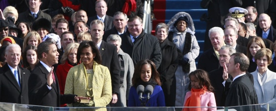 Image: Barack Obama is sworn in
