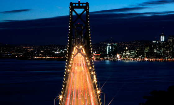 California's heavy reliance on vehicles, including rush hour scenes like this one over the Bay Bridge in San Francisco, prompted Gov. Arnold Schwarzenegger to ask the federal government for a waiver so that the state could require cleaner cars.
