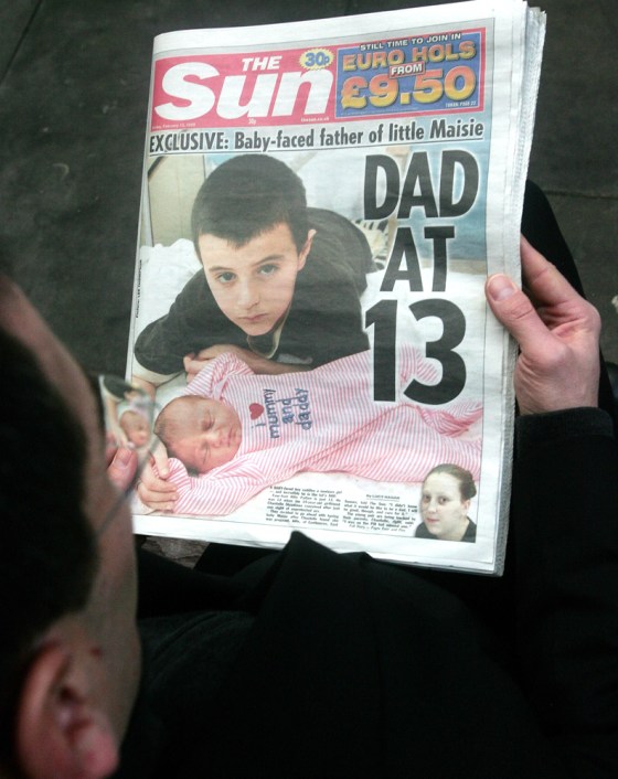 Image: cover of Sun newspaper