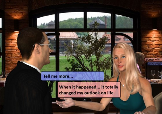 Image: Virtual pre-date