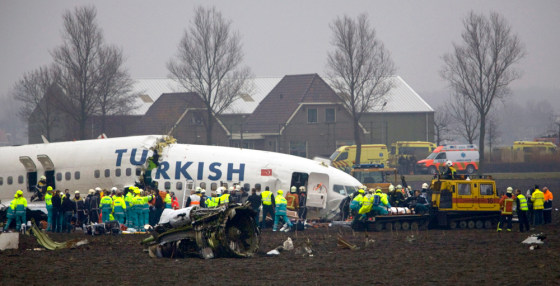 Image: Amsterdam's Schiphol Airport plane crash