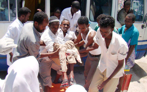 Image: Somali school children wounded
