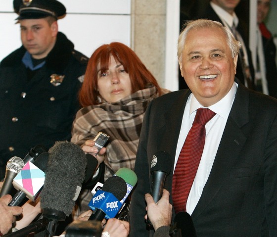 Image: Serbia's former President Milan Milutinovic