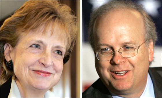 Image: Harriet Miers and Karl Rove
