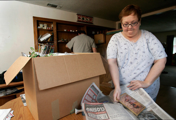 "I won't be able to buy to the groceries I need to buy to make sure my family can eat until the end of the month," says Rhonda Wagner, a 52-year-old California state employee who just absorbed a 9 percent pay cut because of a state-imposed unpaid leave.