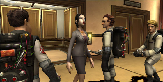 Image: A scene from the \"Ghostbusters\" game