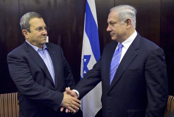 Image: Ehud Barak, Benjamin Netanyahu