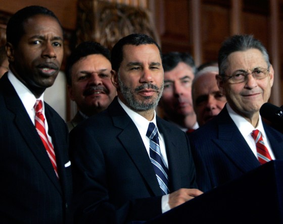 Image: David Paterson, Malcolm Smith, Sheldon Silver