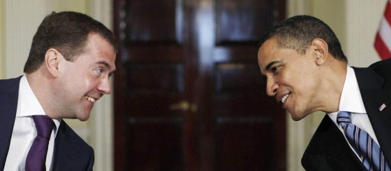 Image: Barack Obama, Dmitry Medvedev