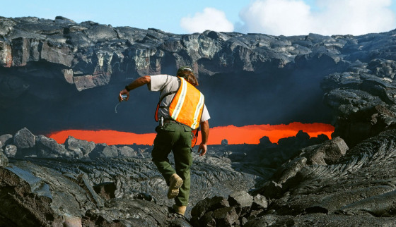 Image: ranger Arnold Nakata from Hawaii Volcanoes National Park