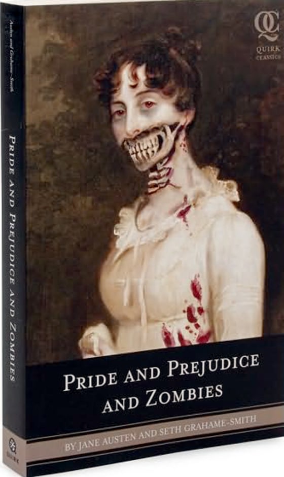 The cover of "Pride and Prejudice and Zombies," which is among the entres in the genre of Jane Austen spinoffs.