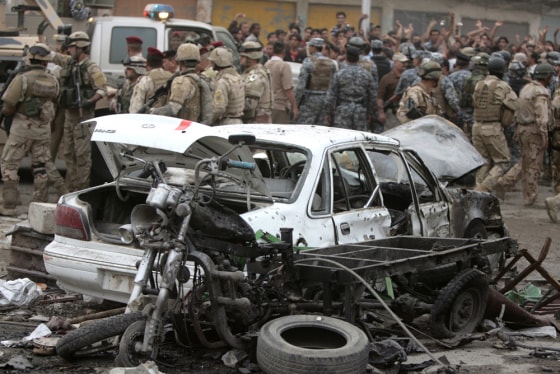Image: car bomb in Baghdad