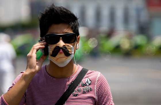 Image: Mexico, swine flu, humor